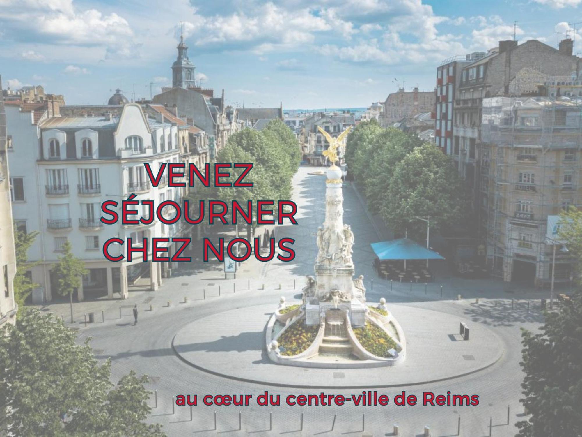 Colbert 541 Hypercentre - Ideal Couple & Pro - Wifi Haut Debit - Gare, Cathedrale, Commerces, Restaurants & Transports En Commun A Moins De 10 Minutes A Pied Reims Exterior foto